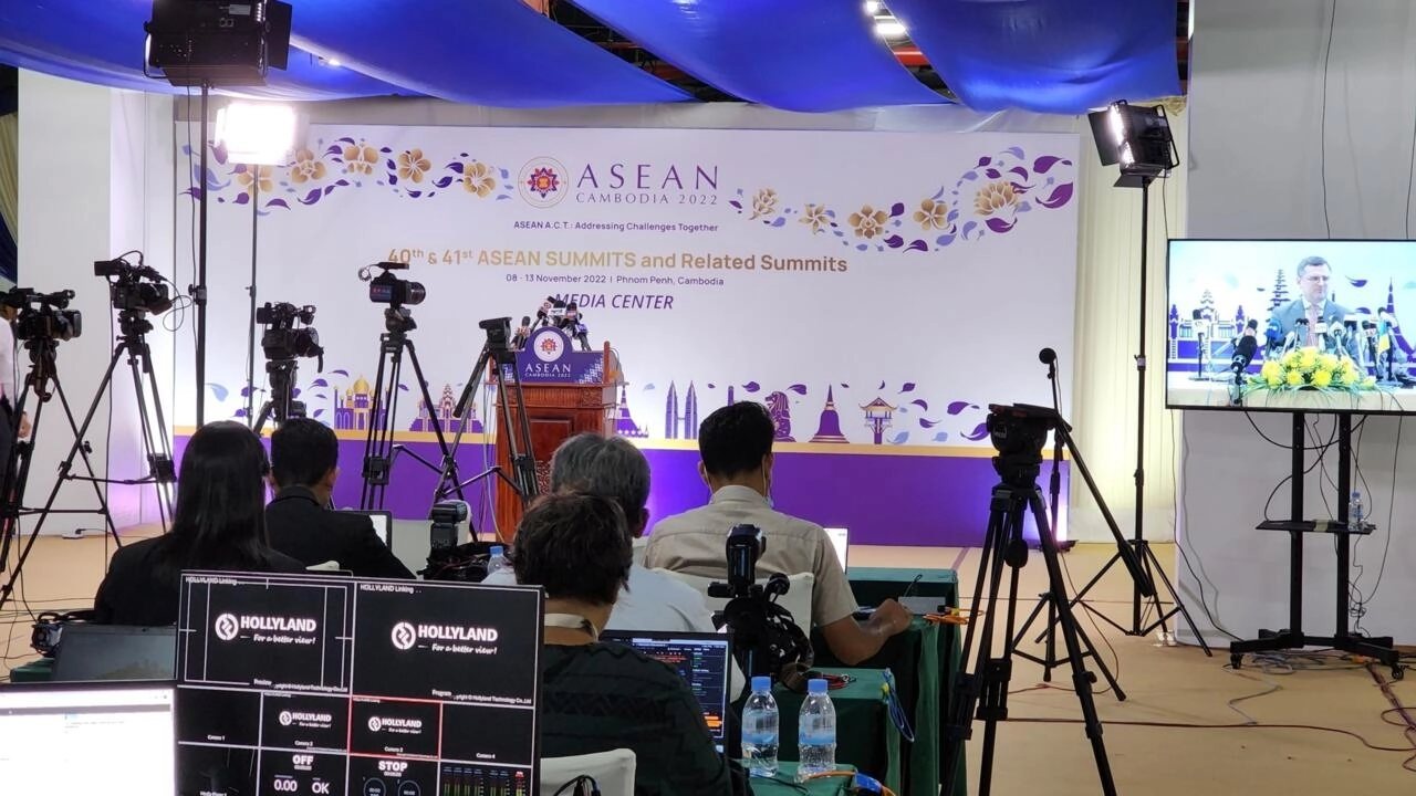 កិច្ចប្រជុំអាស៊ាន៖ អ្នកកាសែតមួយចំនួនថា មានឱកាសរៀនសូត្រ ប៉ុន្តែខ្លះទៀតថា ការទទួលបានព័ត៌មាននៅខ្វះចន្លោះ  ចុះផ្សាយ​នៅ​ថ្ងៃ៖ 12/11/2022 - 13:33