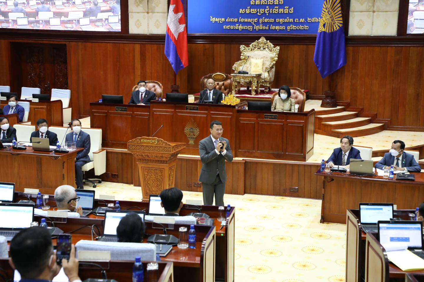 សភាបោះឆ្នោតគាំទ្រជាឯកច្ឆ័ន្ទឲ្យ លោក ឌិត ទីណា ធ្វើជារដ្ឋមន្ត្រីក្រសួងកសិកម្ម