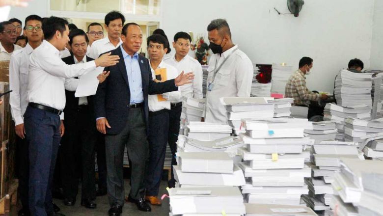 គជប បញ្ចប់​ការបោះពុម្ព​សន្លឹកឆ្នោត​ជាង​ ១៣ ​លាន​សន្លឹក និង​ត្រៀម​ដឹកទៅតាម​រាជធានី ខេត្