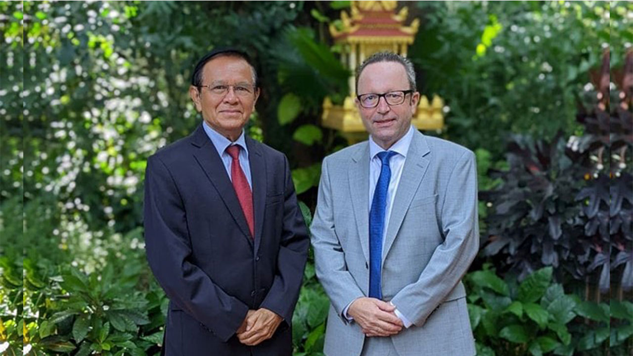 លោក កឹម សុខា បន្តជួបទូតអាល្លឺម៉ង់ បន្ទាប់ពីជួបទូតប្រទេសធំៗមួយចំនួនរួចមក